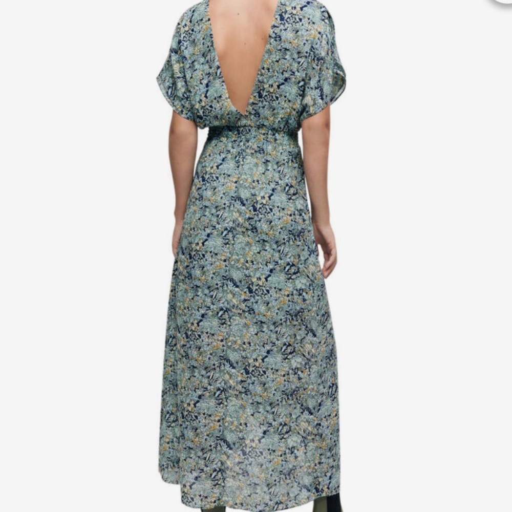 Maje Rachelli Floral maxi dress  size 34 - Picture 2 of 12
